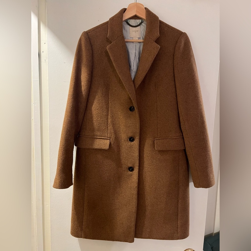 J.Crew Classic Brown Women's Coat Size 4
